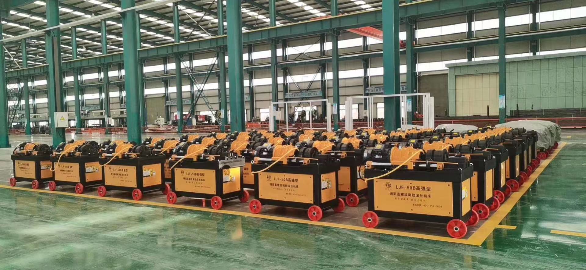 Rib-peeling threading rolling machine